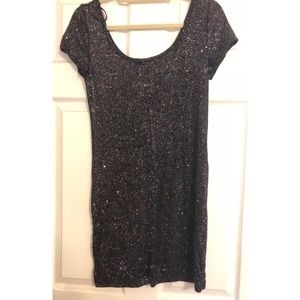 Forever 21 short sleeve sparkle dress